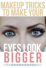makeup tricks to make your eyes look