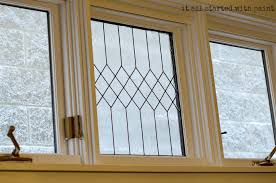 Faux Leaded Glass Window It All