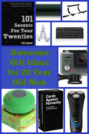 best gift ideas for 20 year old men