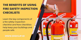 fire safety inspection checklists