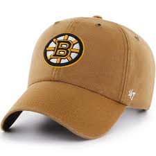 Bruins 47 Carhartt Brown Clean Up Cap