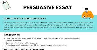persuasive essay definition exles