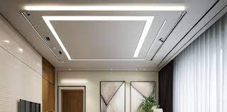 rectangle false ceiling design with