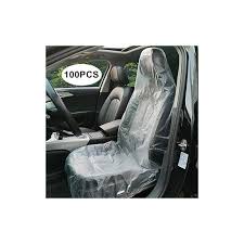 These Clear Plastic Disposable Car Seat