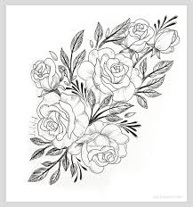 45 beautiful flower drawings and