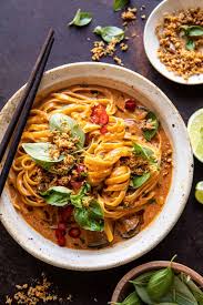 20 minute red curry noodles with fried