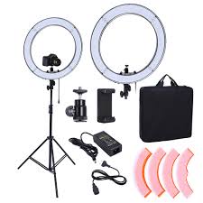 Camera Photo Studio Phone Video 55w 240pcs Led Ring Light 5500k Photography Dimmable Makeup Ring Lamp With 190cm Tripod Ring Light Led Ring Light5500k Lamp Aliexpress