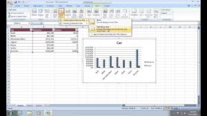 How To Create An Excel 2007 Bar Graph