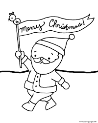 Santa claus, decorated xmas tree, feasting, and party with friends and family will make this last week of december entertaining and full of fun. Santa Say Merry Christmas S For Kids2cc8 Coloring Pages Printable