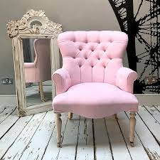 rose pale pink armchair