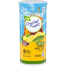 Crystal Light Decaffeinated Lemon Iced Tea Drink Mix 5 Count Canister Powdered Drink Mixes Meijer Grocery Pharmacy Home More