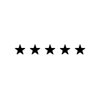 five star rating icons free svg png