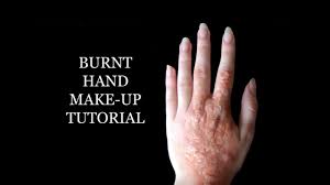 emily s tutorials burnt hand make up