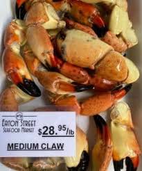 Place the frozen stone crab claws into the boiling water. Stone Crab Claws