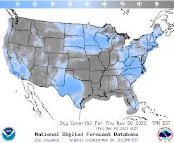 u s 7 day cloud cover forecast