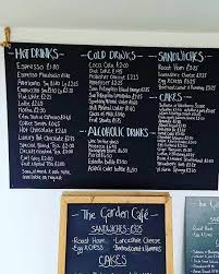menu at bay view garden centre