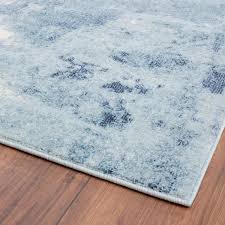 luxe weavers kingsbury abstract area rug 7094 blue 5x7