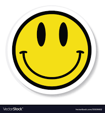 sticker vinyl smiley face royalty free