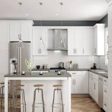 Take a cue from other tips like using a chopping board as a decorative object, and interesting lighting, to add a finishing touch. Ready To Assemble Kitchen Cabinets In Stock Kitchen Cabinets The Home Depot