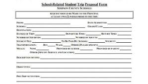 Free 7 Field Trip Proposal Form Samples In Sample Example