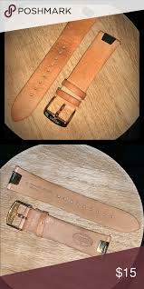 20 Mm Genuine Leather Fossil Watch Strap This Is A Nude This