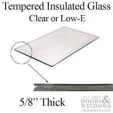 tempered insulated glass patio door