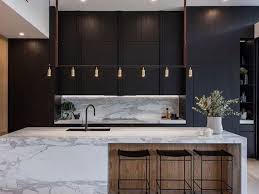 Black kitchen countertops are currently getting a charge out of the spotlight. Black And White Kitchen Design Pictures