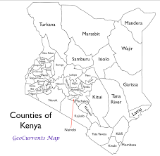 The county's meager land area occupies a total of 212.5 square kilometers and it is one of the prominent counties situated in. Kenya Counties Map Geocurrents