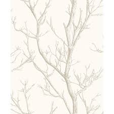 Brewster Laelia White Silhouette Tree