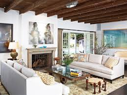 modern interiors with exposed ceiling beams