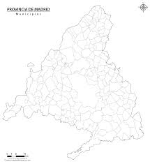 Mapa de la comunidad de madrid. Mapa Mudo De La Provincia De Madrid