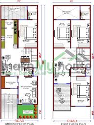 Buy 20x60 House Plan 20 By 60 Front