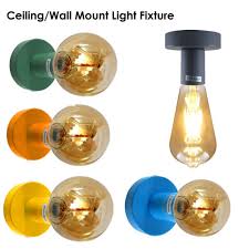 Vintage Lamp Holder Ceiling Light Flush
