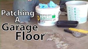 patching cement garage floor you