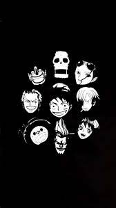 one piece black and white wallpapers