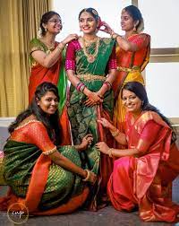 blouse colors for green kanjeevarams