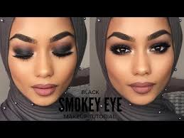 black smokey eye makeup tutorial