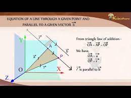 11 3 1 3d Equation Of A Line Through