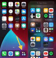 dock based app library shortcut to iphones