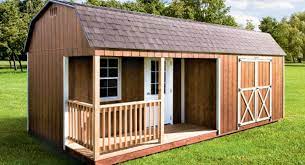 Cedarshed offers prefab cottages for sale. Lofted Barn Porch Buildings Quality Storage Buildings