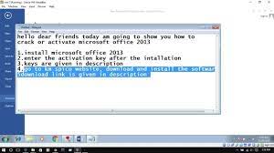 Locate your microsoft windows and microsoft office product keys with this simple guide. How To Activate Microsoft Office 2013 Permanently Youtube