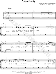 My best friend lyrics 2007: Opportunity From Annie 2014 Sheet Music Easy Piano In Eb Major Download Print Sku Mn0144310