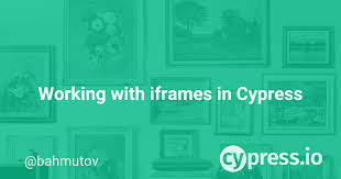 working with iframes in cypress