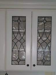 kitchen cabinet art glass stained glass