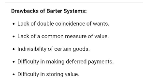 drawbacks of a barter system