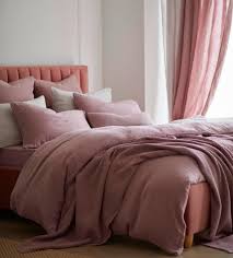 vintage rose 100 linen bedding