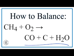 How To Balance Ch4 O2 Co C H2o