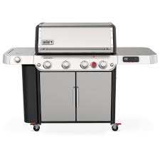 weber genesis spx 435 stainless steel smart natural gas grill