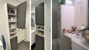 5 tall bathroom storage cabinet hacks