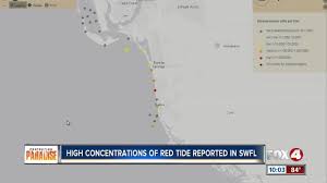 High Concentrations Of Red Tide Reported In Southwest Florida